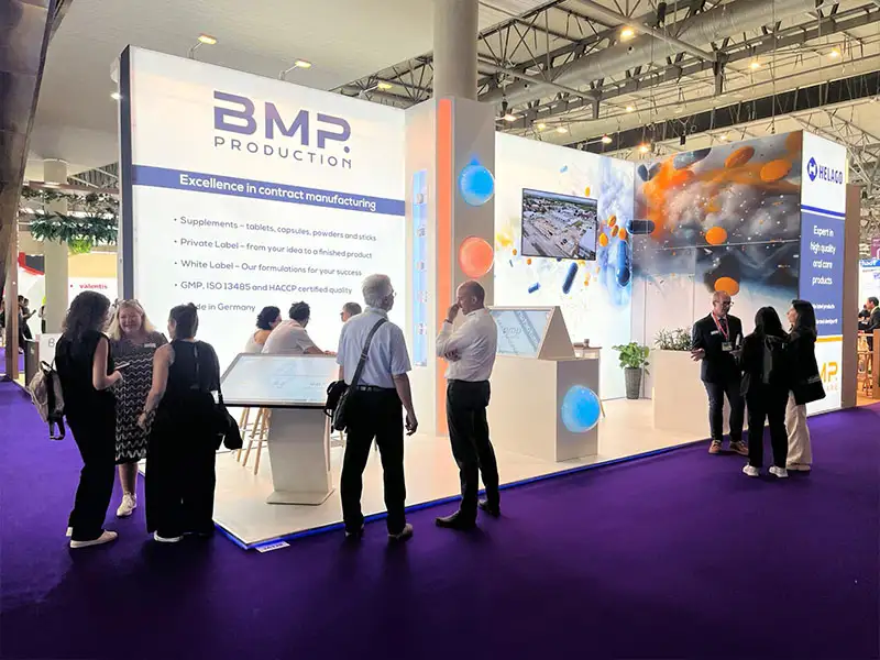 Messestand Vitafoods Europe Barcelona