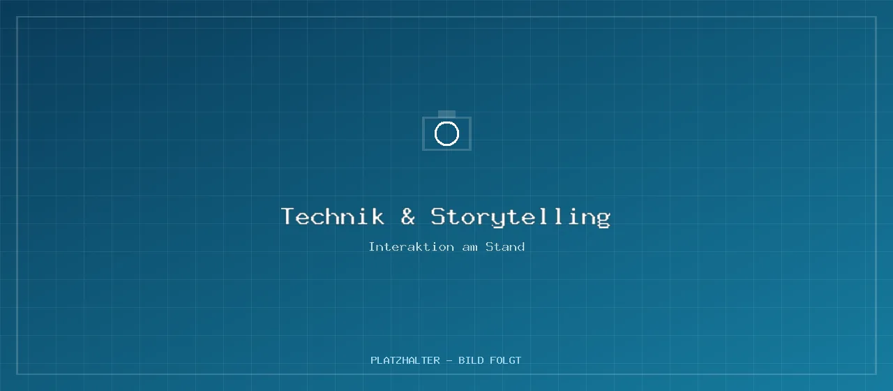 Interaktion, Technik & Storytelling am Stand
