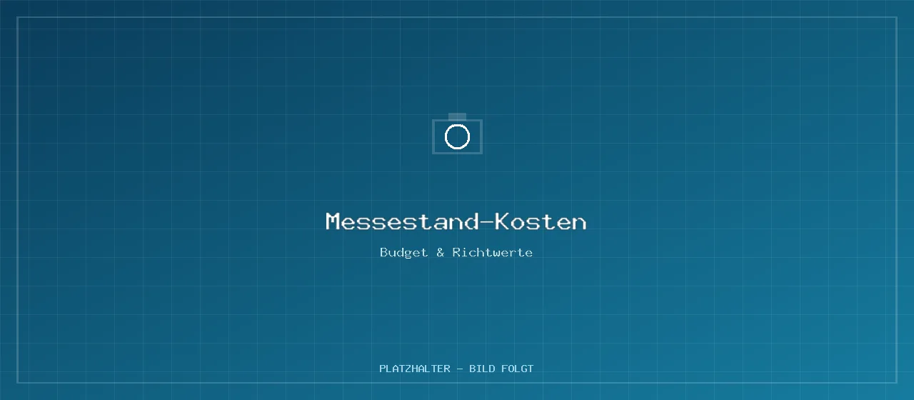 Was kostet ein Messestand?